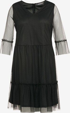 Robe Ulla Popken en noir : devant