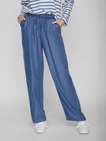 VILA Wide leg Trousers 'Givani' in Blue: front