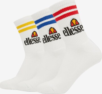 ELLESSE Athletic Socks in White: front