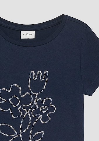 T-Shirt s.Oliver en bleu