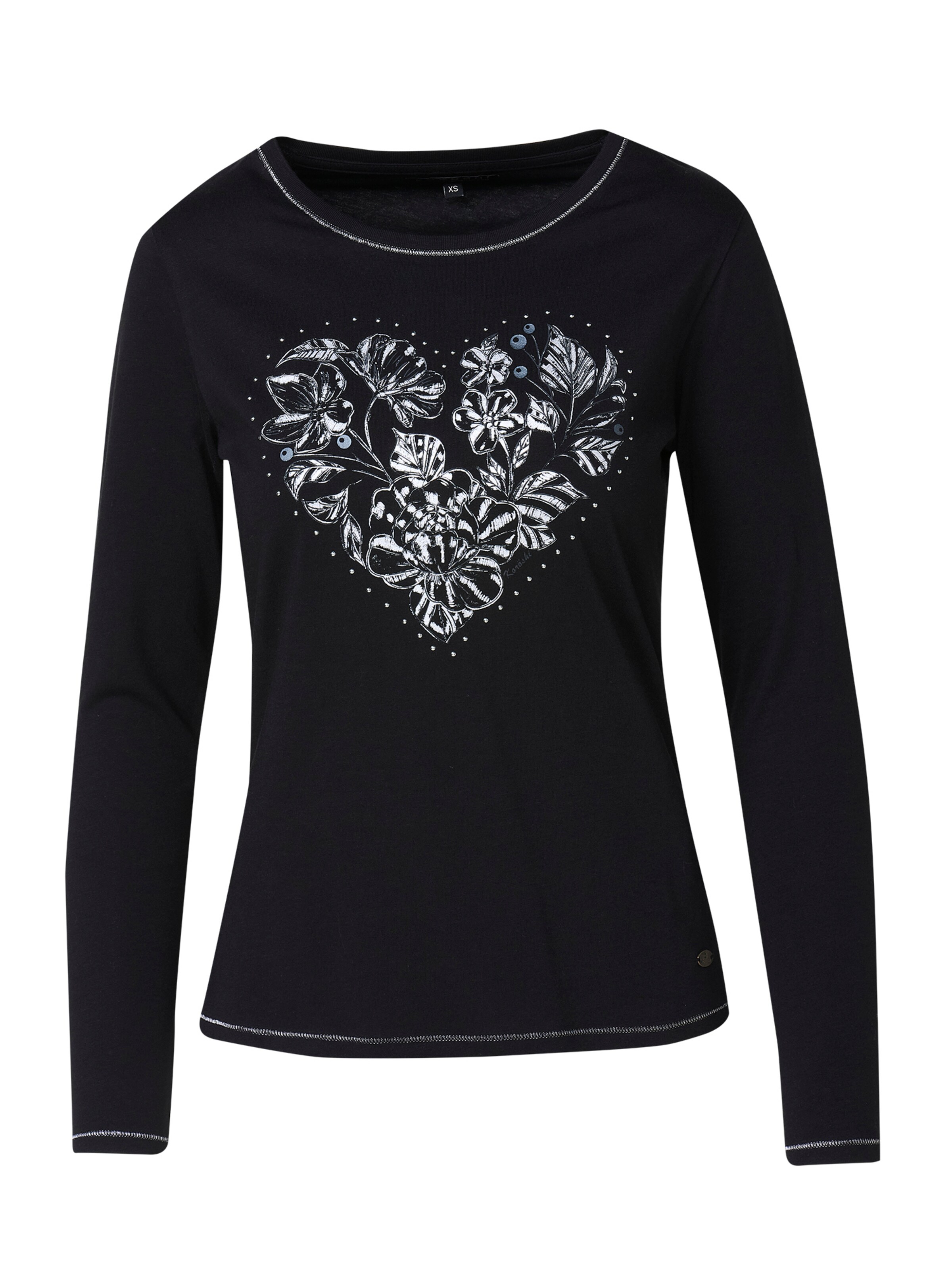 Tricou de la KOROSHI pe negru: față