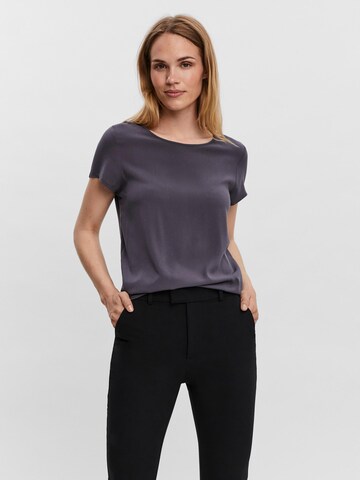 Tricou 'Becca' de la VERO MODA pe albastru: față