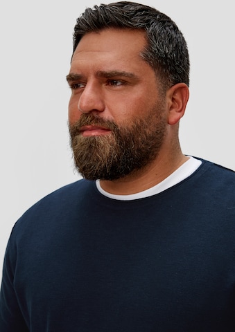 s.Oliver Men Big Sizes Pullover in Blau