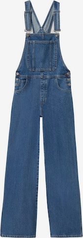 MANGO Jean Overalls 'Anais' in Blue: front