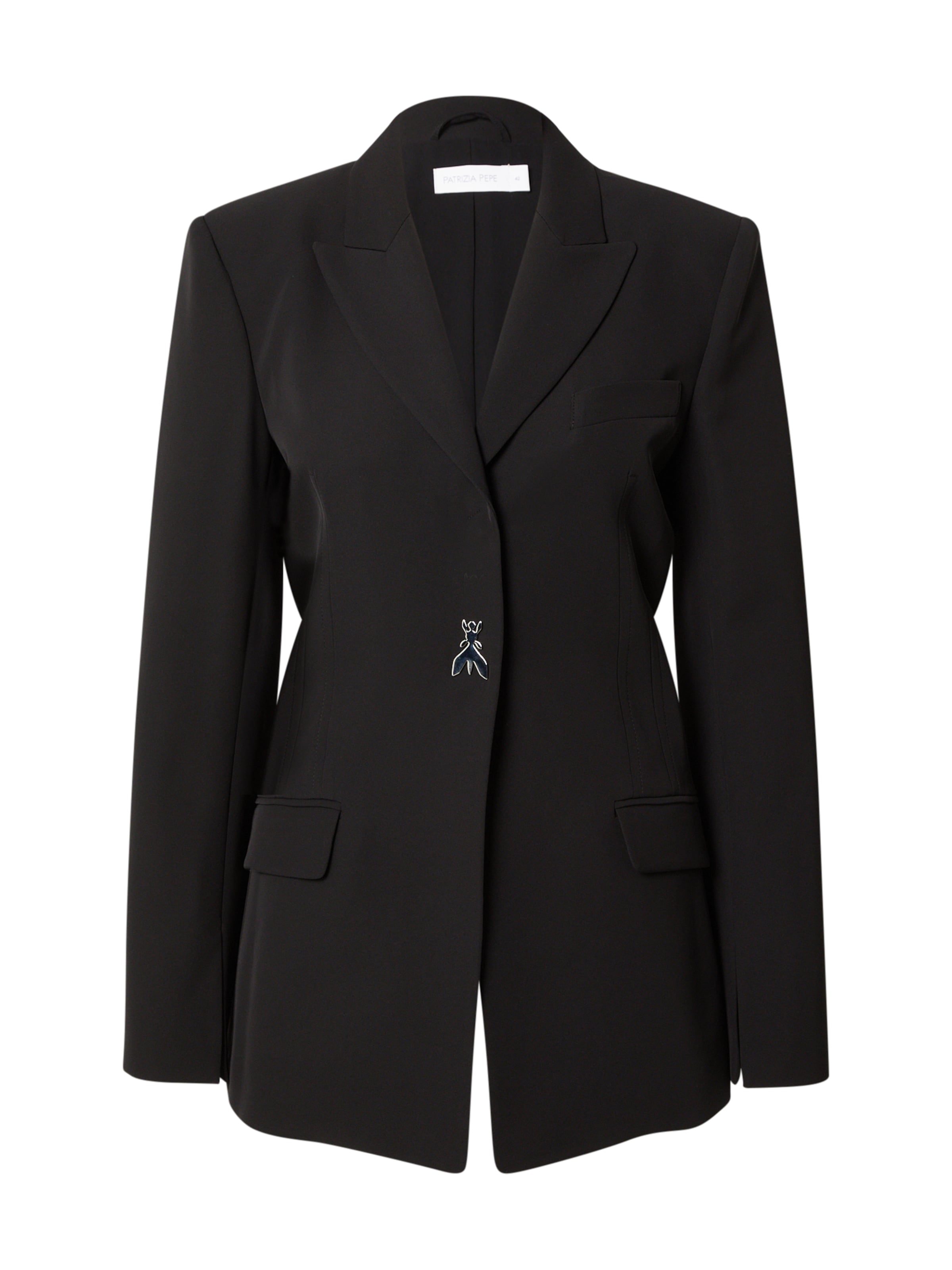 Blazer PATRIZIA PEPE en noir : devant