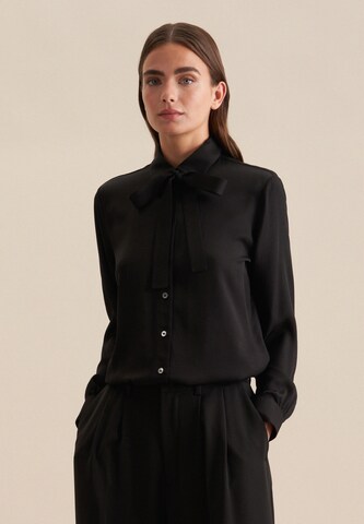 SEIDENSTICKER Bluse in Schwarz: Vorderseite