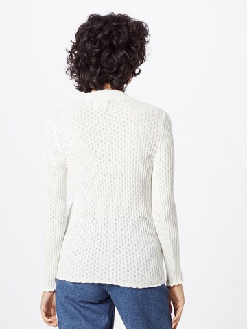 NÜMPH - Pullover 'Cambria' em branco