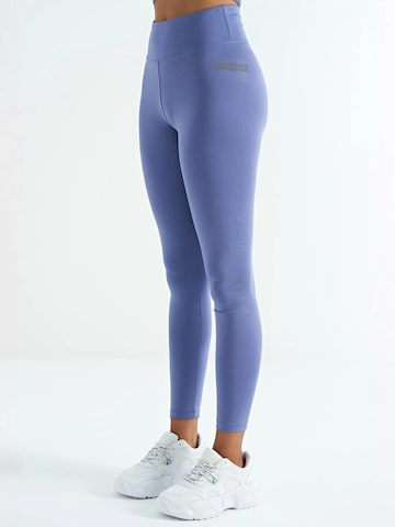 Skinny Leggings 'Gamaschen' di Tommy Life in blu