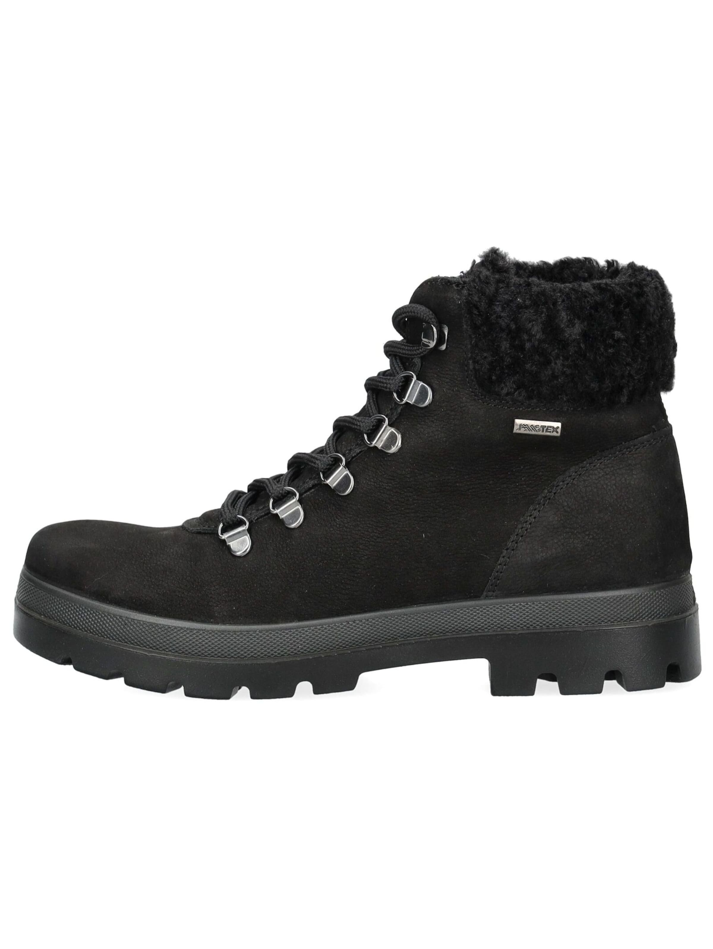 Bottines à lacets IMAC en noir