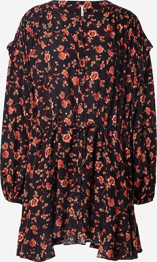 Free People Рокля тип риза 'FLOWER FIELDS' в бежово / пастелно червено / черно, Преглед на продукта