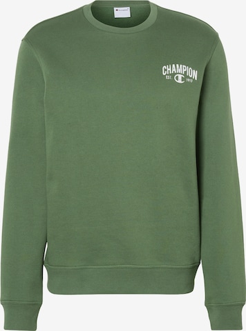 Champion - Sudadera en verde: frente