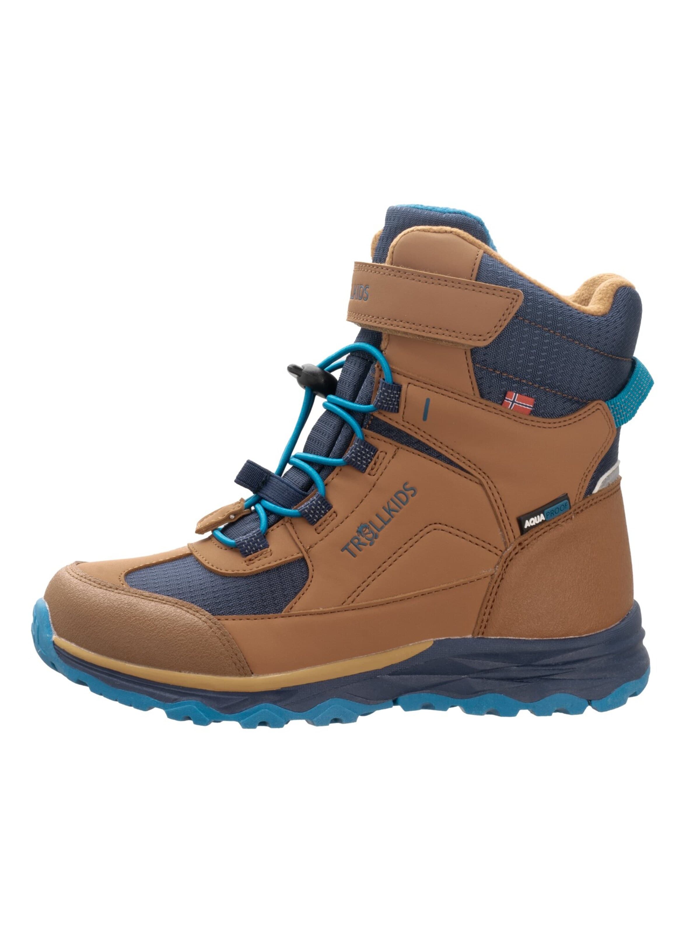 TROLLKIDS Snow boots 'Hafjell' in Brown