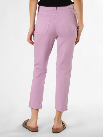 MAC Slim fit Trousers 'Melanie' in Purple
