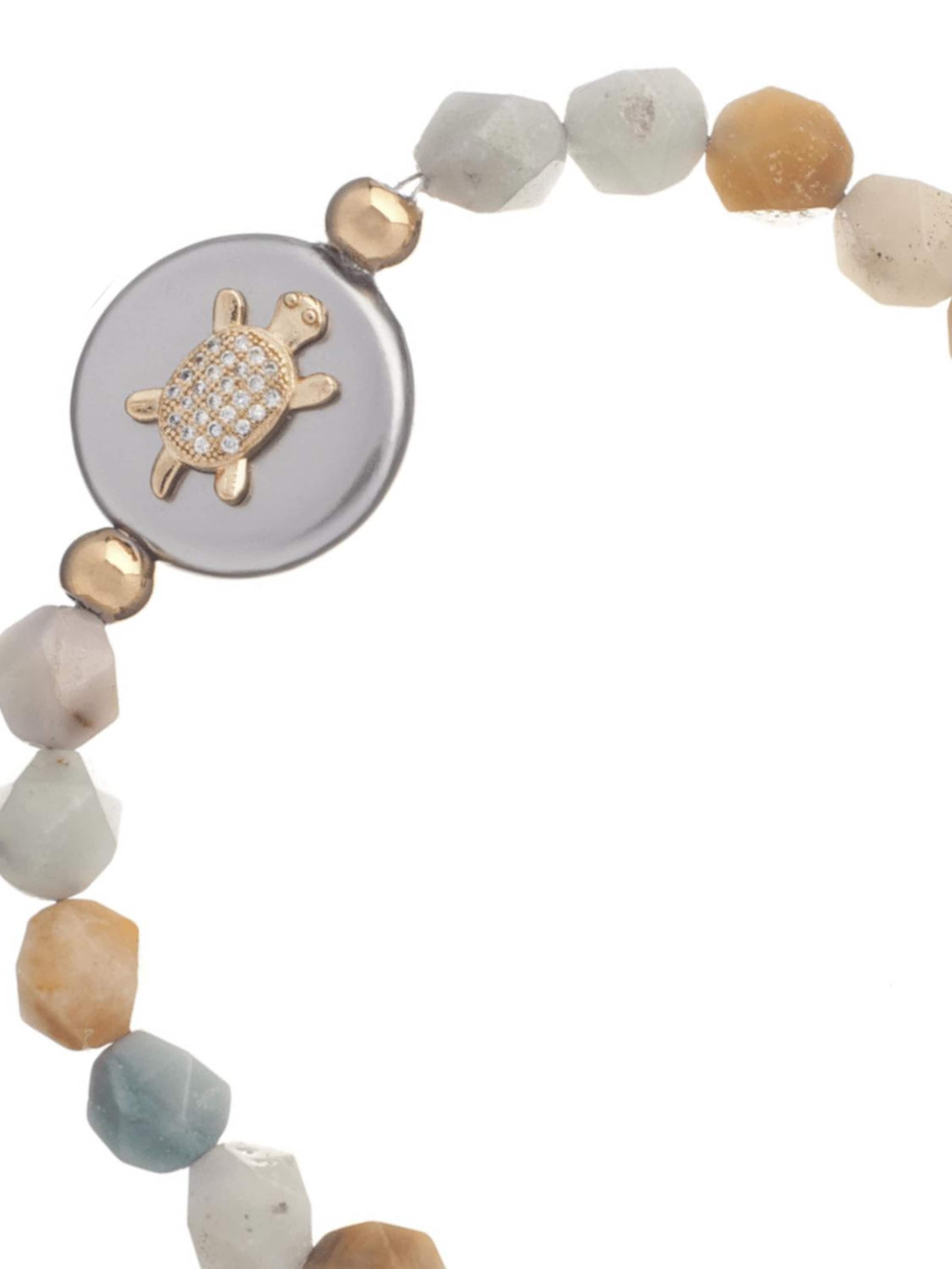 THE GEM STORIES JEWELRY - Pulsera en beige
