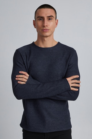 !Solid Pullover in Blau: predná strana