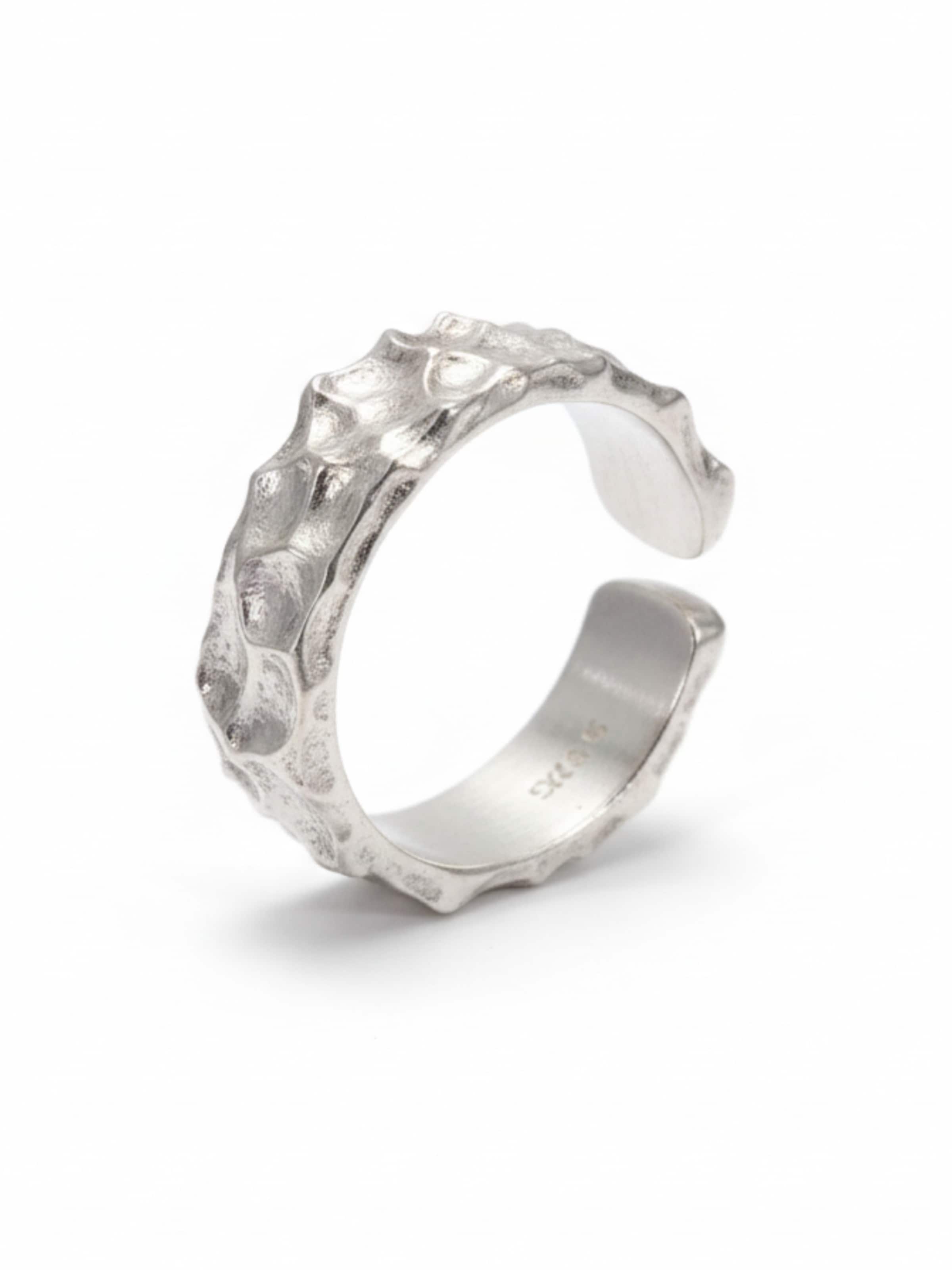 Eternal Ring 'Arc' in Silver: front