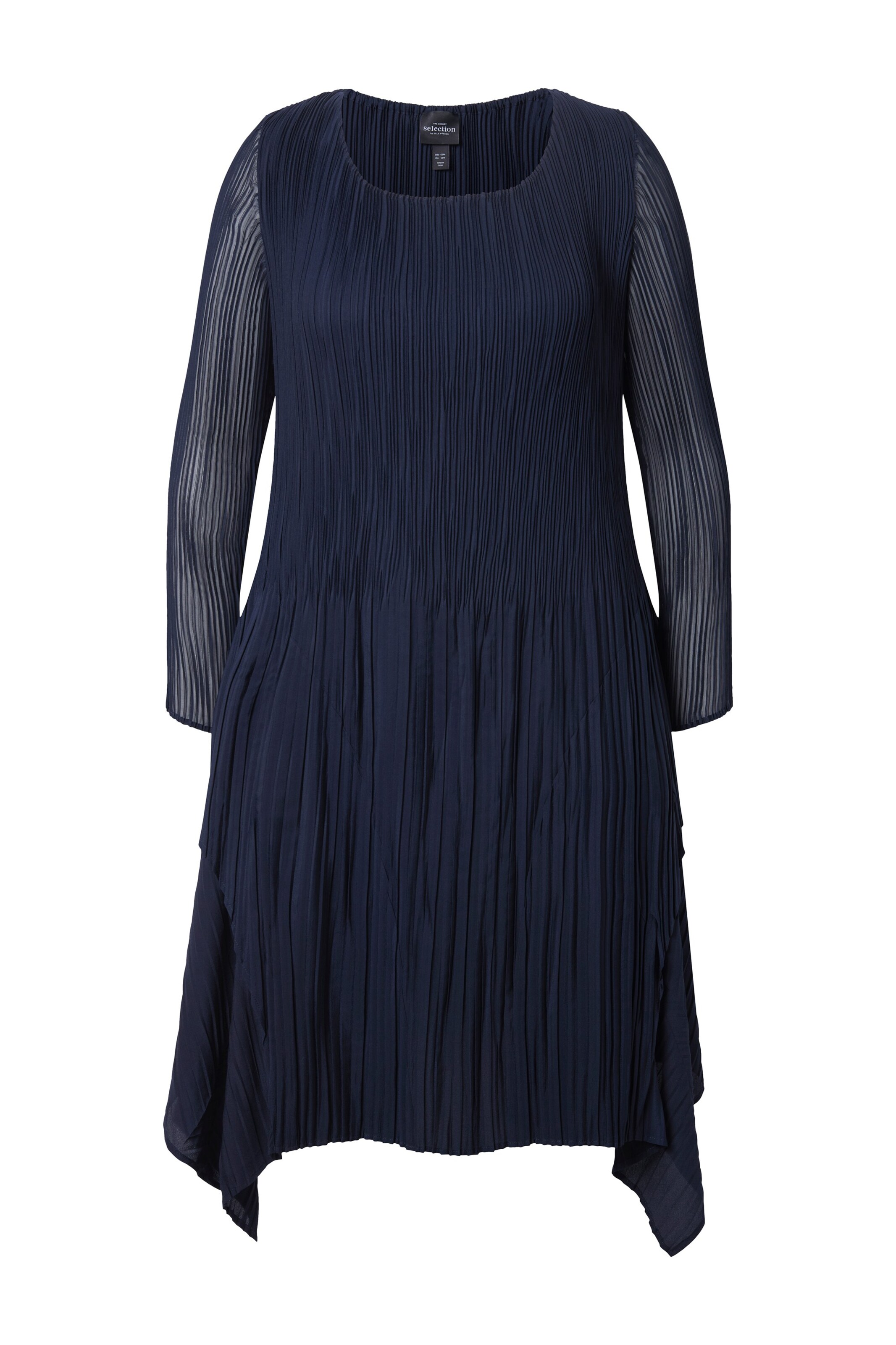 Robe de cocktail Ulla Popken en bleu : devant