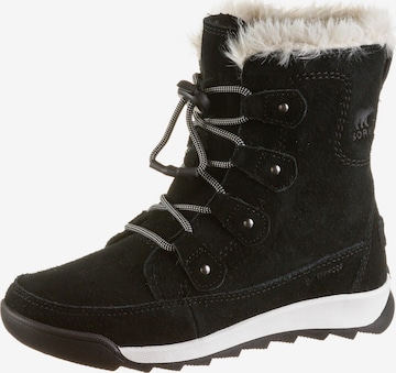 SOREL Snow Boots 'Youth Whitney II WP' in Black: front