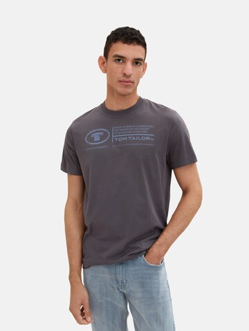TOM TAILOR T-Shirt in Grau