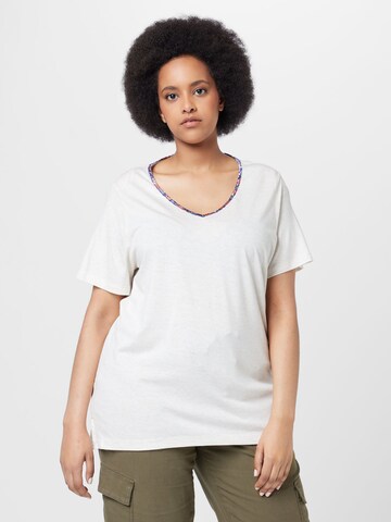 T-shirt Esprit Curves en gris : devant