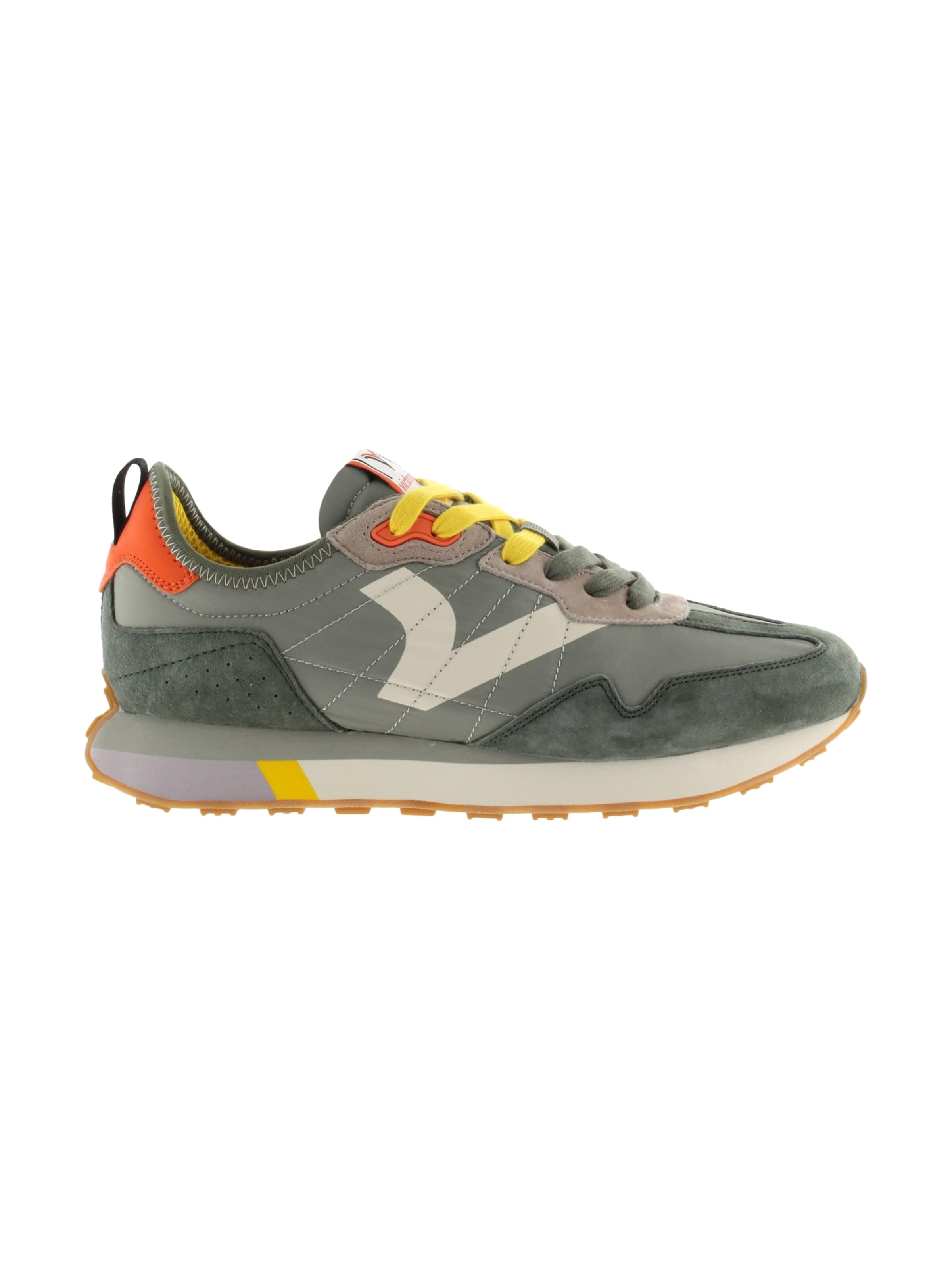 Chaussure de sport à lacets 'Leder-Sneaker' victoria en vert