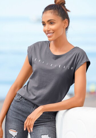 T-shirt VENICE BEACH en gris : devant