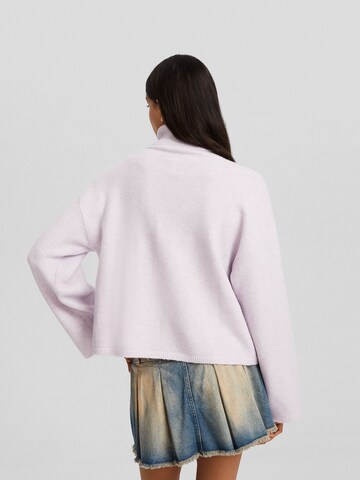 Bershka Sweater in Purple