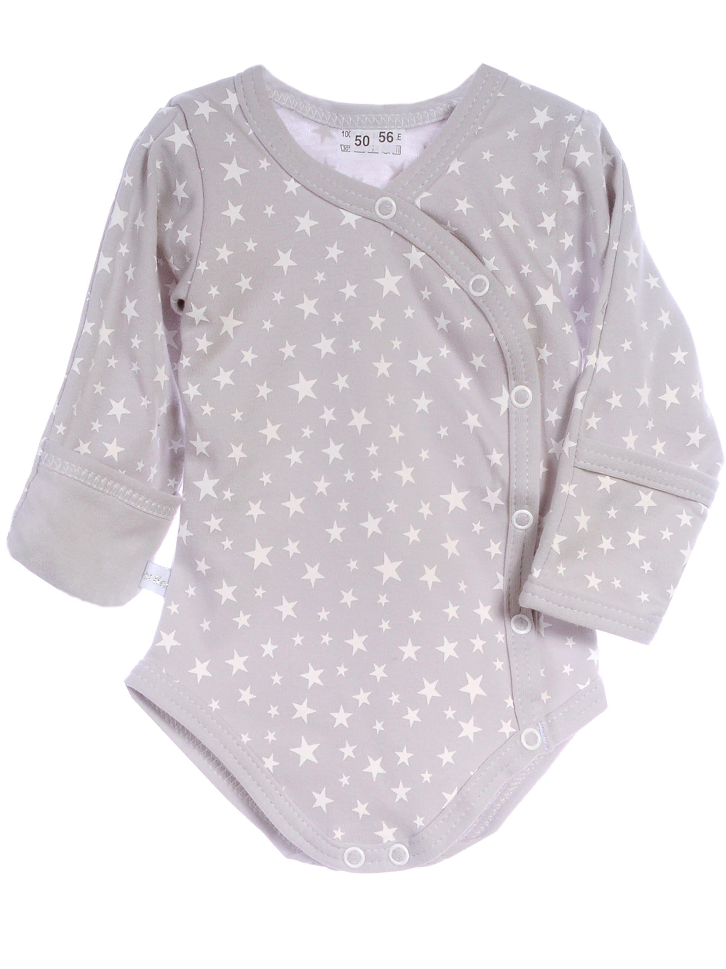 La Bortini Romper/Bodysuit in Grey: front