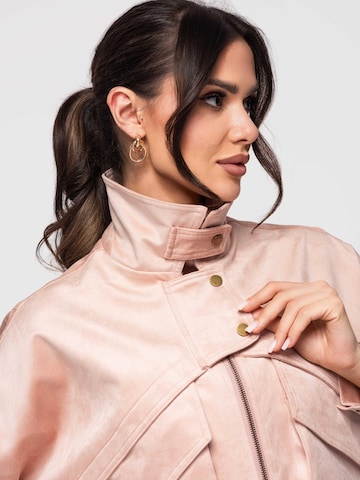 Ombre Přechodná bunda – pink