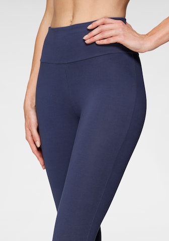 Skinny Leggings LASCANA en bleu