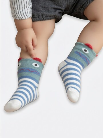 Vivi Idee Socks 'Roboter' in Blue