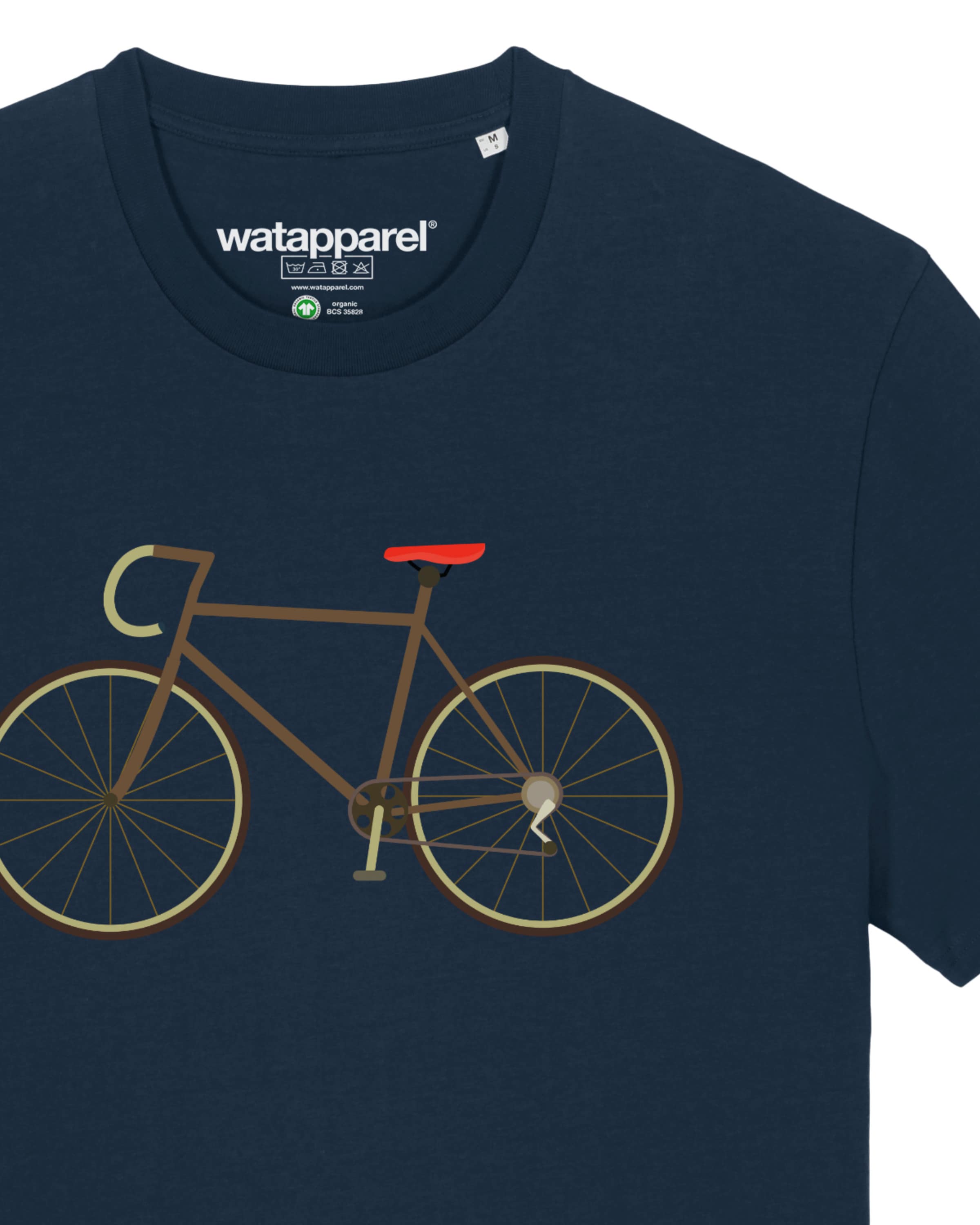 Maglietta 'Fahrrad' di Watapparel in blu