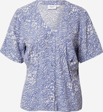 SAINT TROPEZ Bluse 'Ilia' in Lila: predná strana