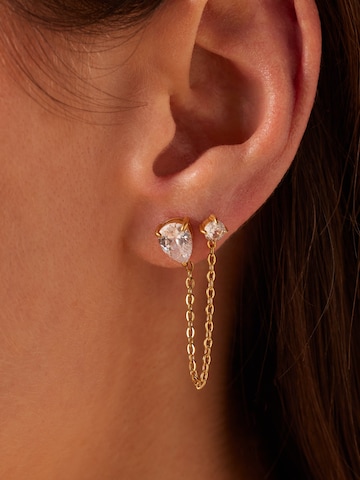 Lucardi Earrings 'Statement' in Gold