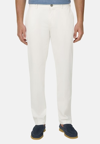 Boggi Milano Slimfit Chino in Wit: voorkant