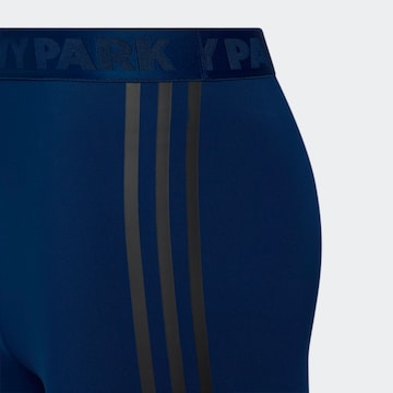 ADIDAS ORIGINALS Skinny Sporthose in Blau