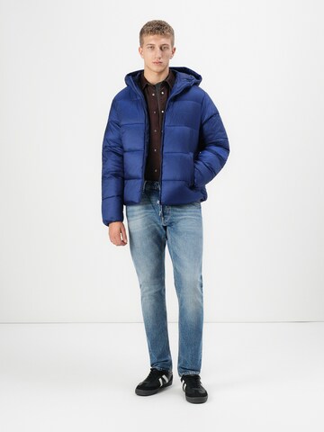 JACK & JONES Зимняя куртка 'JORNORREBRO' в Синий