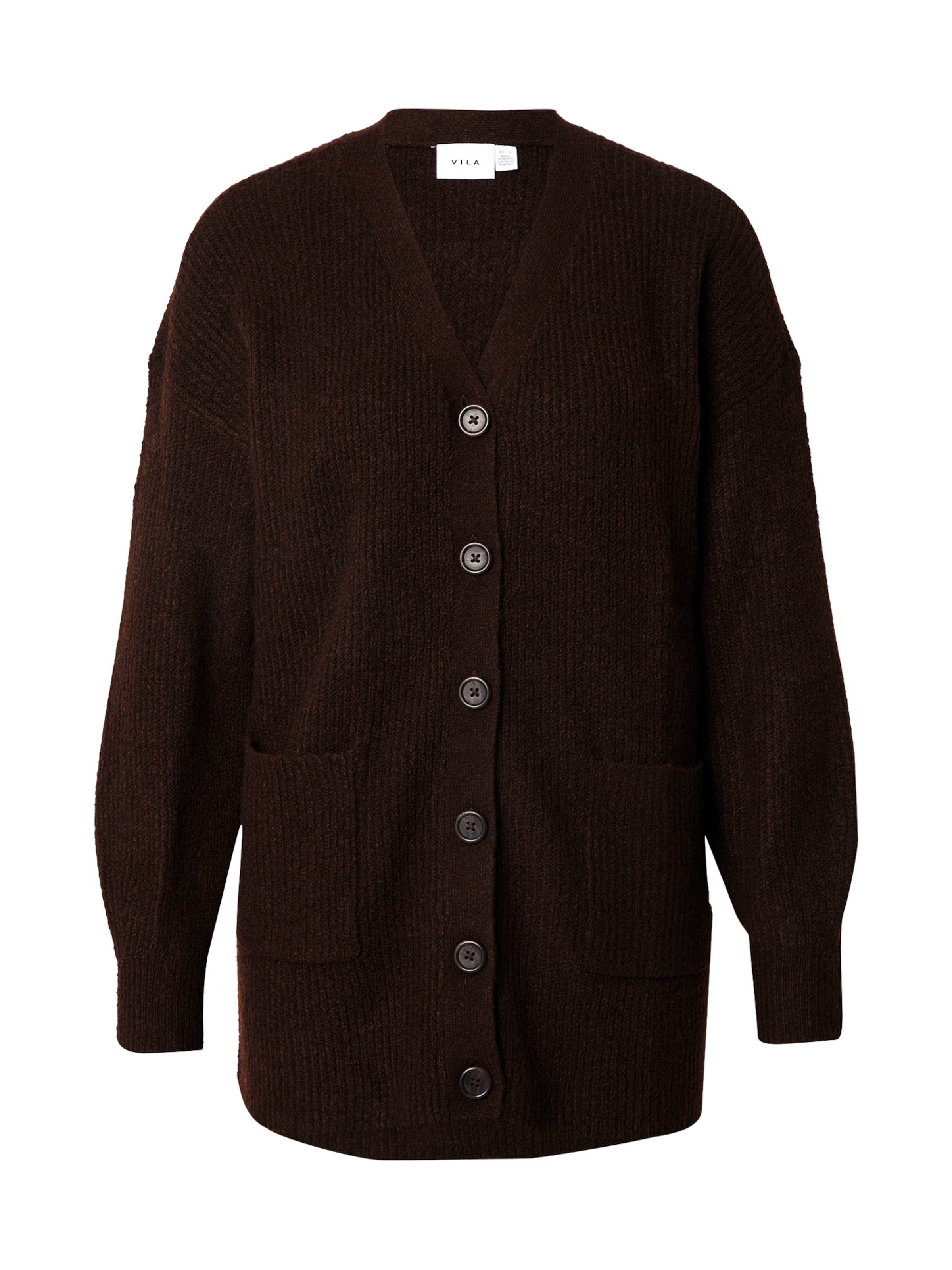 VILA Knit Cardigan 'VIMINDY' in Dark brown, Item view