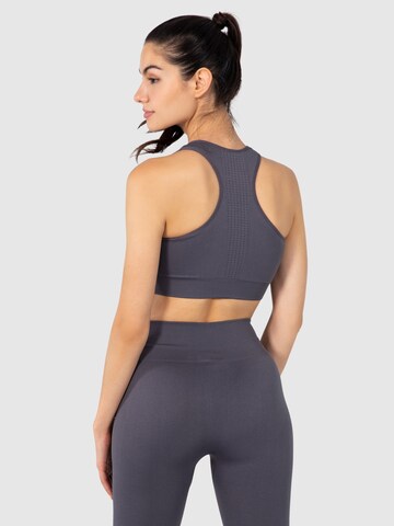 Smilodox Bralette Sports bra 'Vanessa' in Grey
