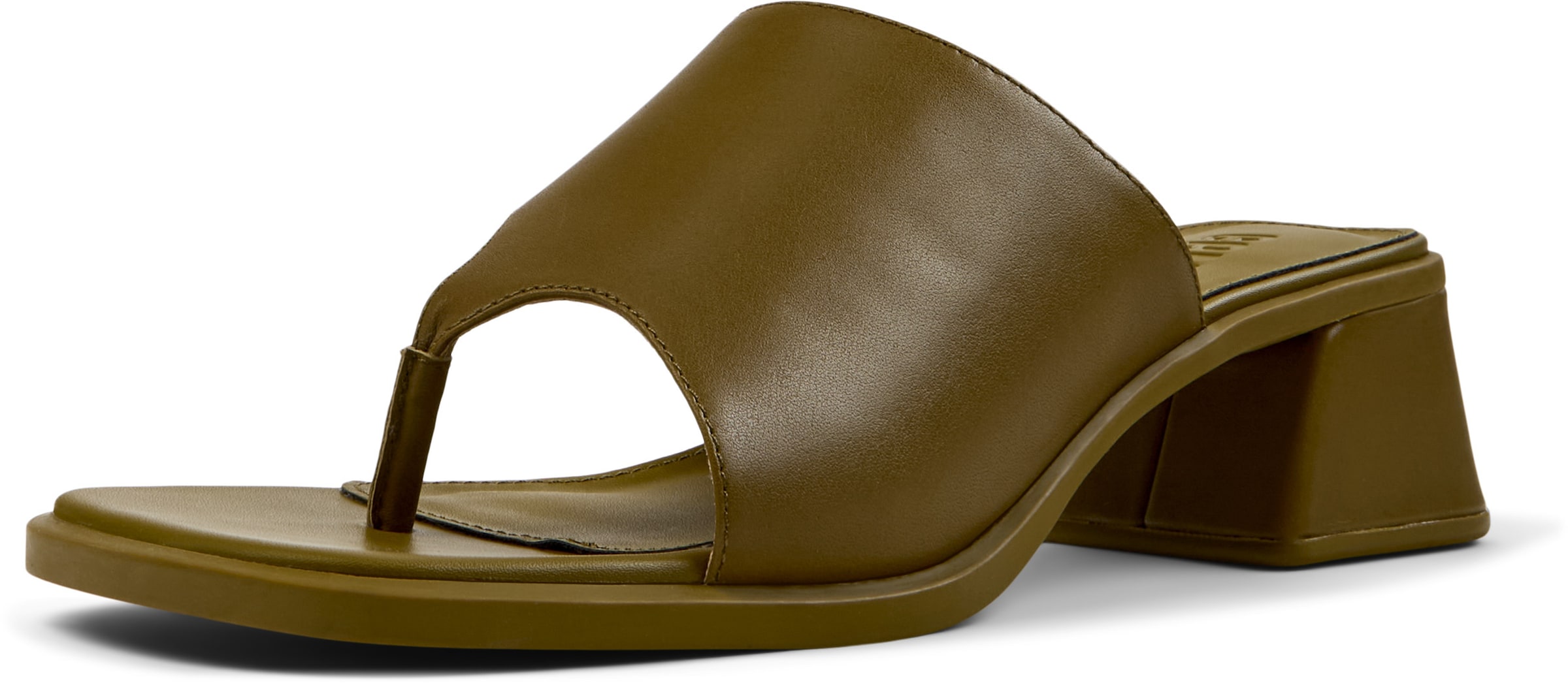 CAMPER Teenslipper 'Kora ' in Groen: voorkant