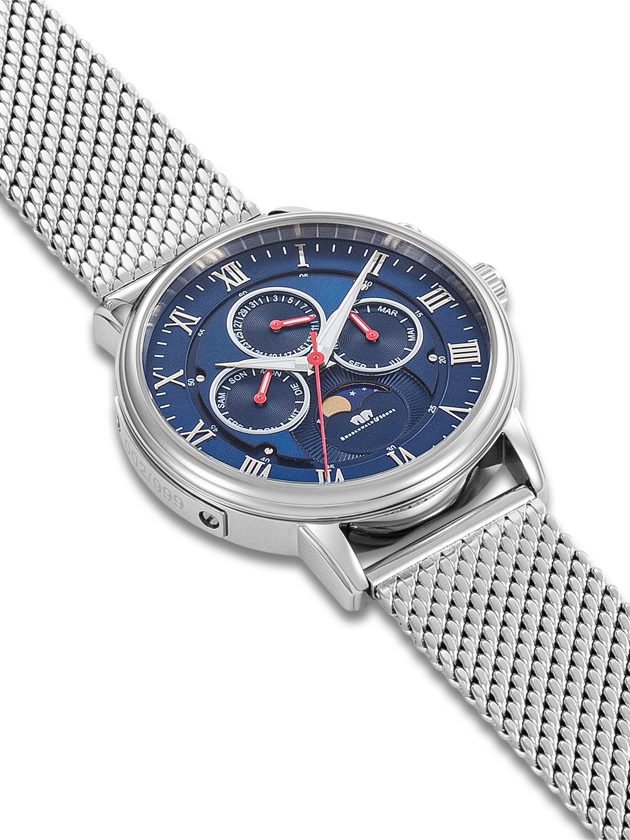 Rhodenwald & Söhne Analoog horloge in Zilver