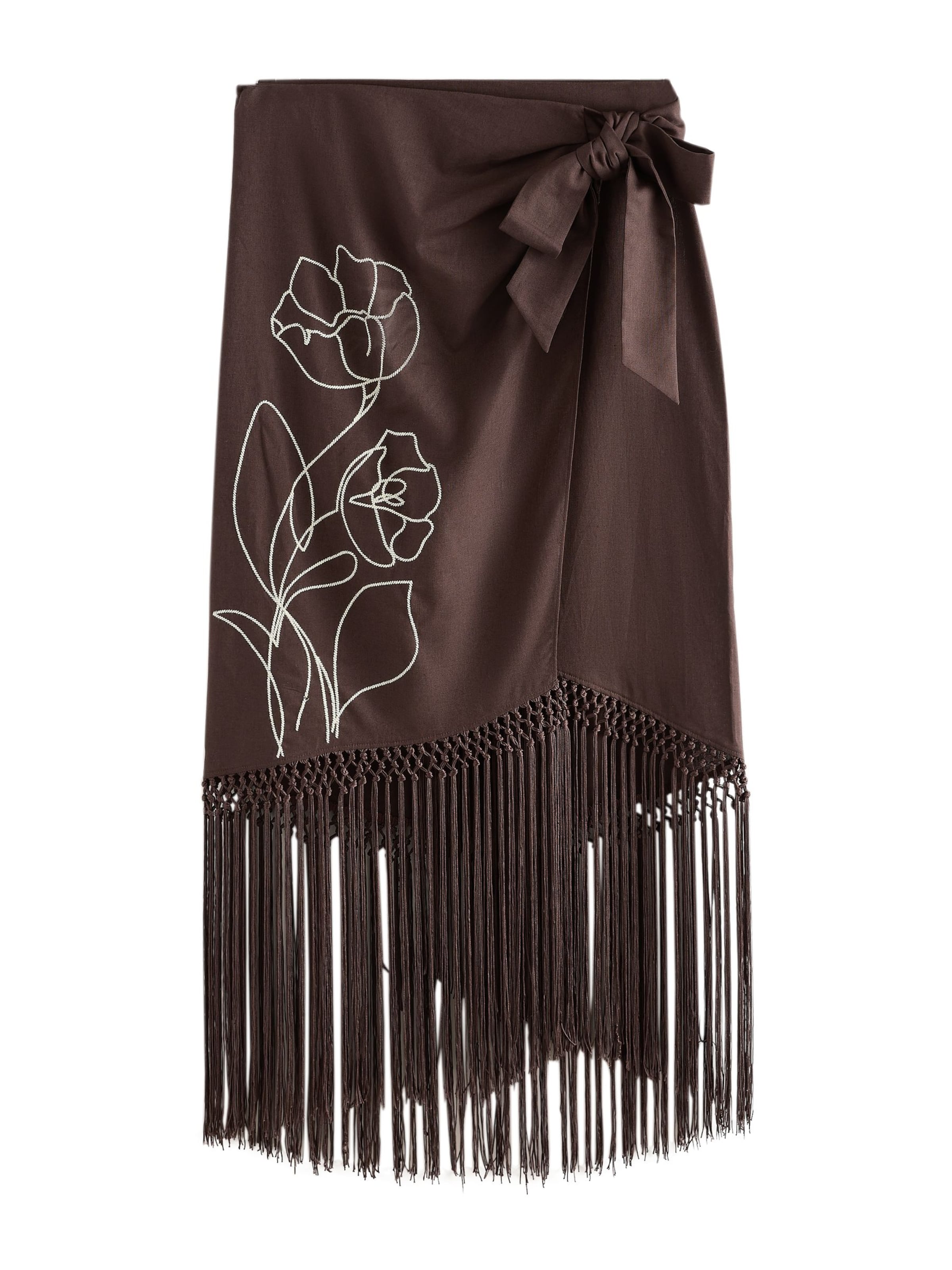 Next Skirt in Brown: front