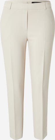 COMMA Regular Pleated Pants in Beige: front