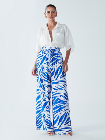 BWLDR Wide leg Trousers 'Barcelona' in Blue