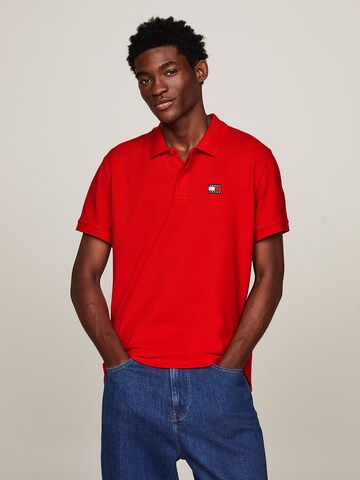 Tommy Jeans - Camisa em vermelho: frente