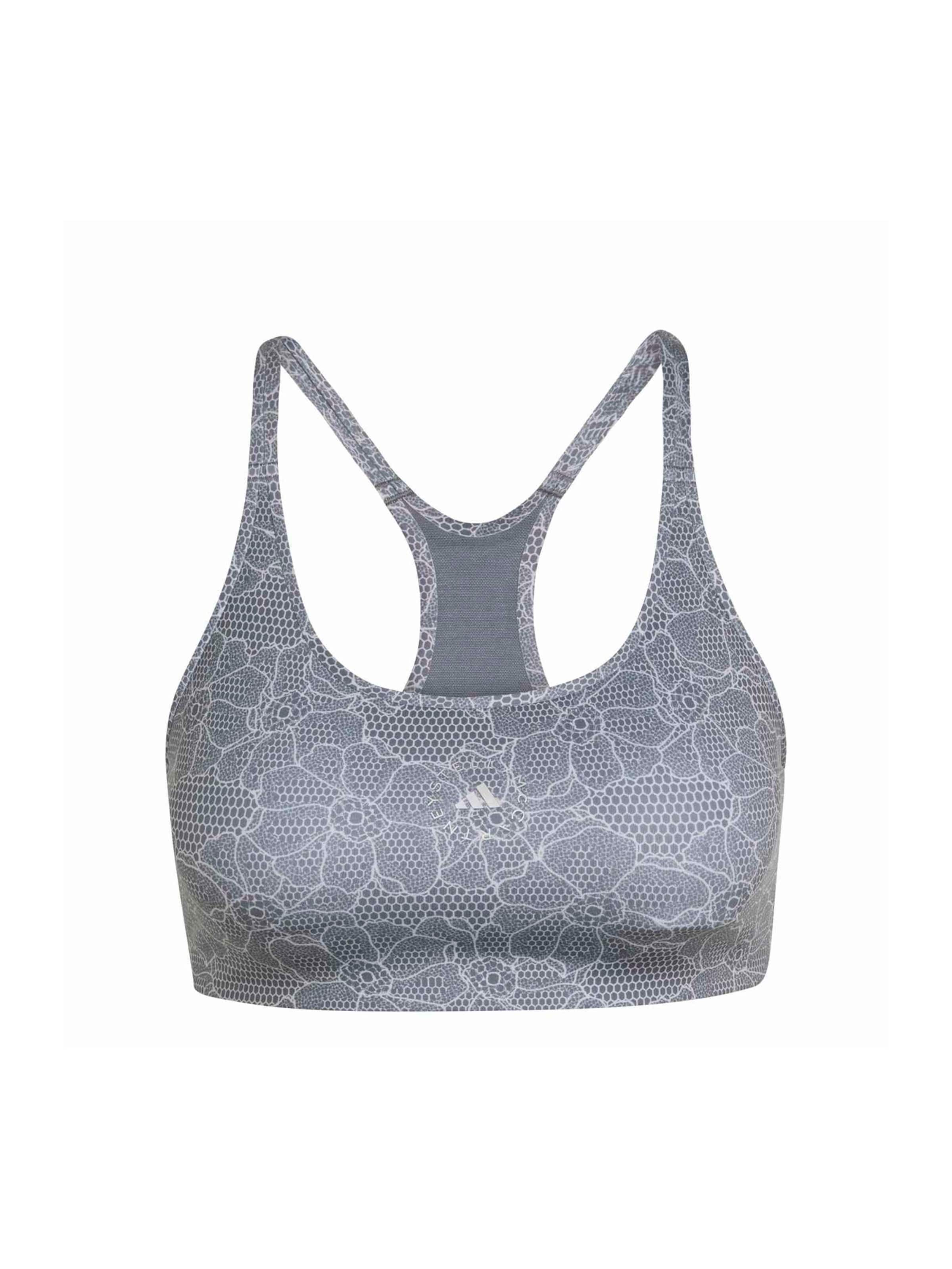 ADIDAS BY STELLA MCCARTNEY Bustier Sport bh in Grijs: voorkant