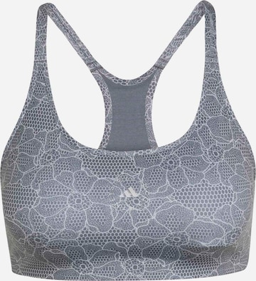 ADIDAS BY STELLA MCCARTNEY Bustier Urheilurintaliivit värissä harmaa: etupuoli