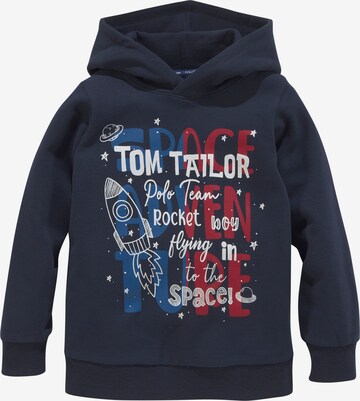 Tom Tailor Polo Team Sweatshirt in Blue: front