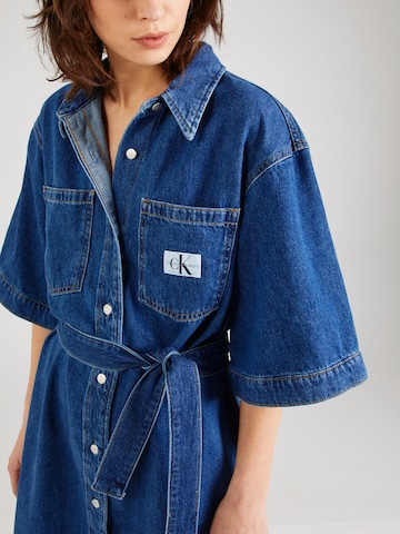 Robe-chemise Calvin Klein Jeans en bleu