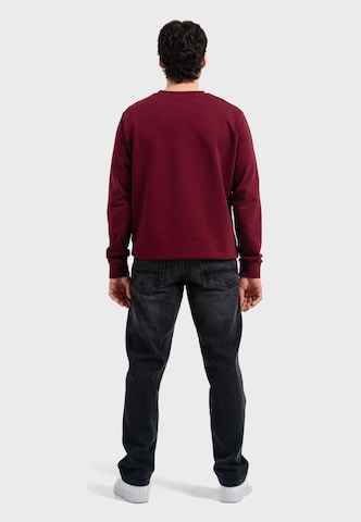 Sweat-shirt 'Plain Basic' Oldskull en rouge